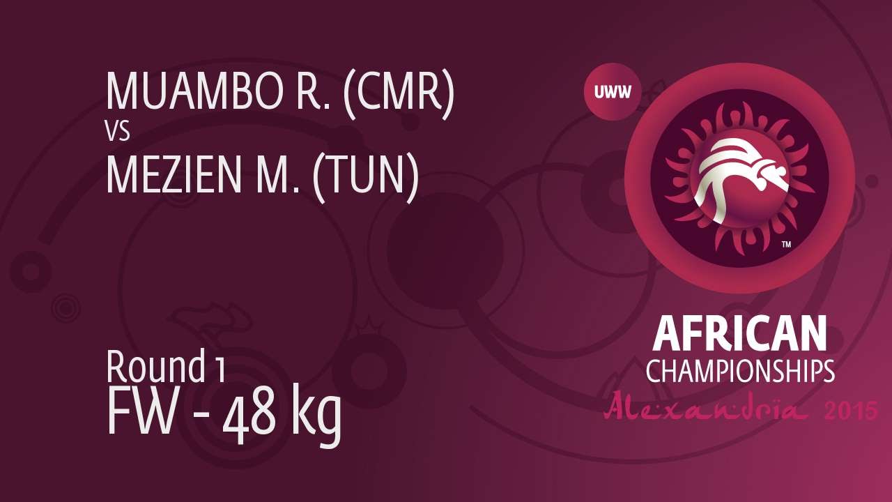 Round 1 FW - 48 kg: R. MUAMBO (CMR) df. M. MEZIEN (TUN), 11-3