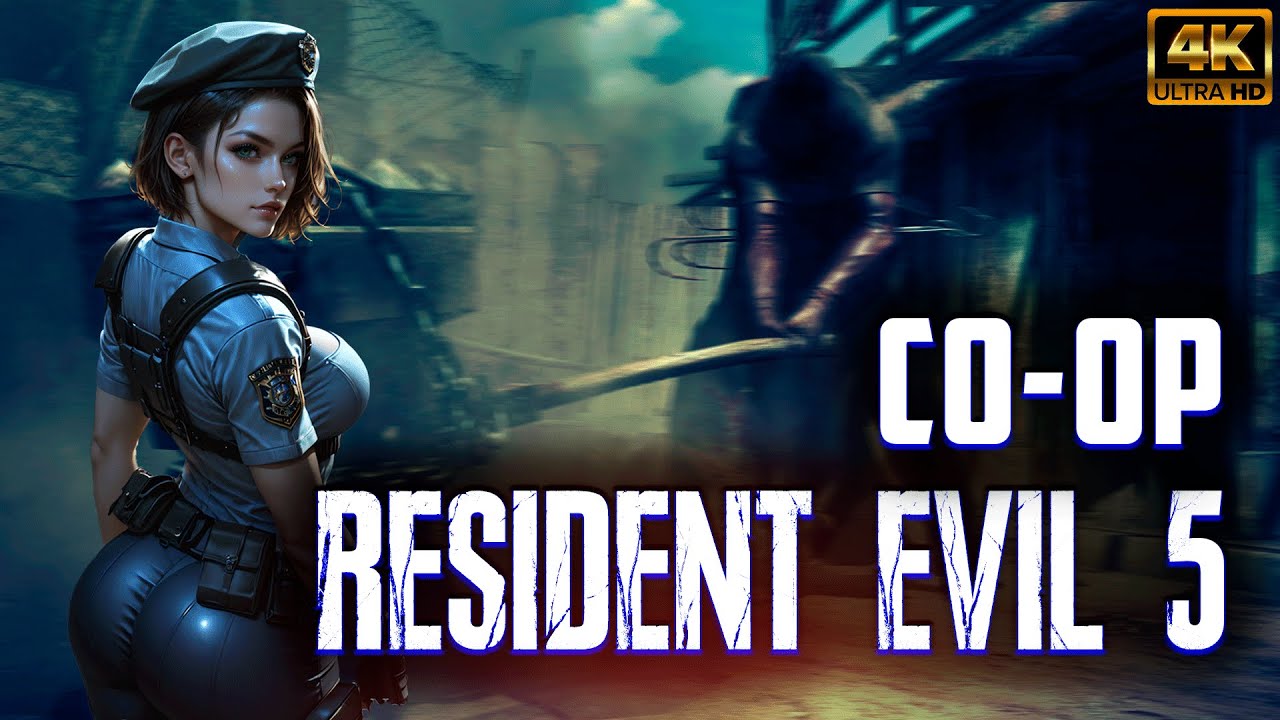🔥 Resident Evil 5 4K 60 FPS 🔥 Coop​ @CRAZYIVANRus  Mod by  @evgesha_jk