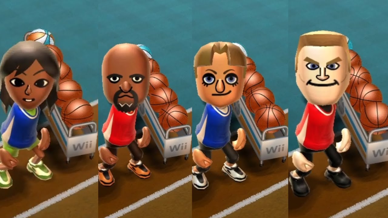 Wii Sports Resort - Basketball 3-Point Tournament!