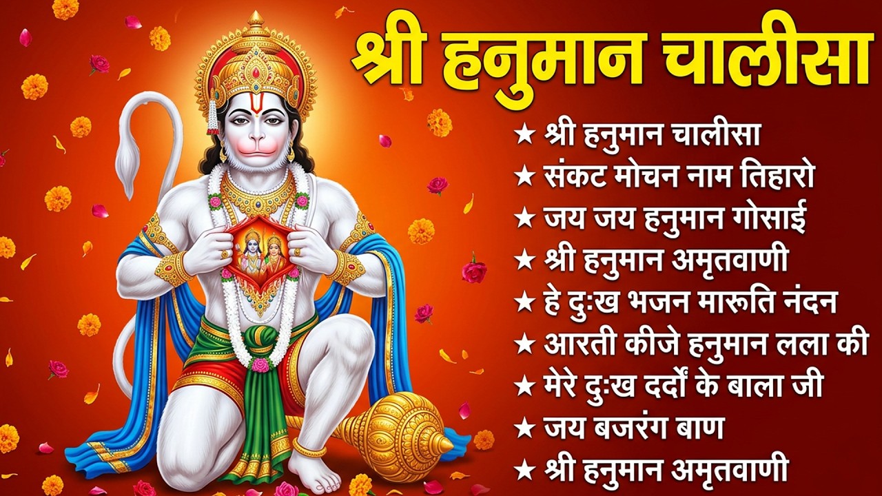 श्री हनुमान चालीसा 🌺🙏 shree hanuman chalisa original video 🙏🌺 gulshan kumar hariharan full hd