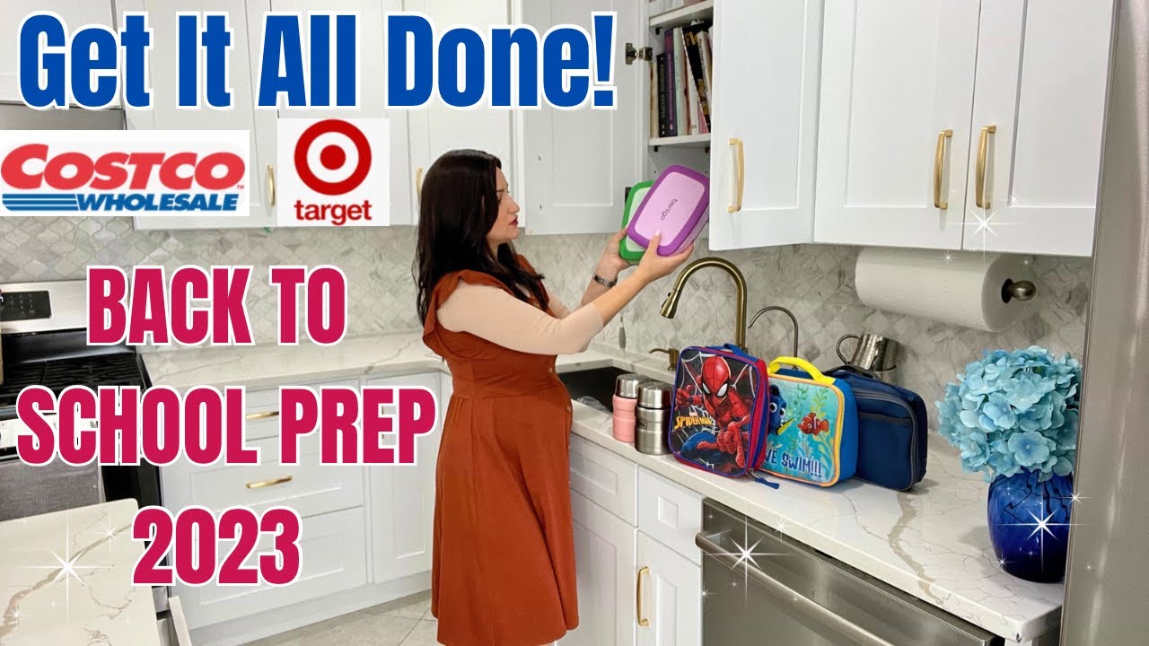 Get It All Done! Costco & Target Kosher Haul Back To School Prep 2023 Chore Chart Uniforms Snacks
