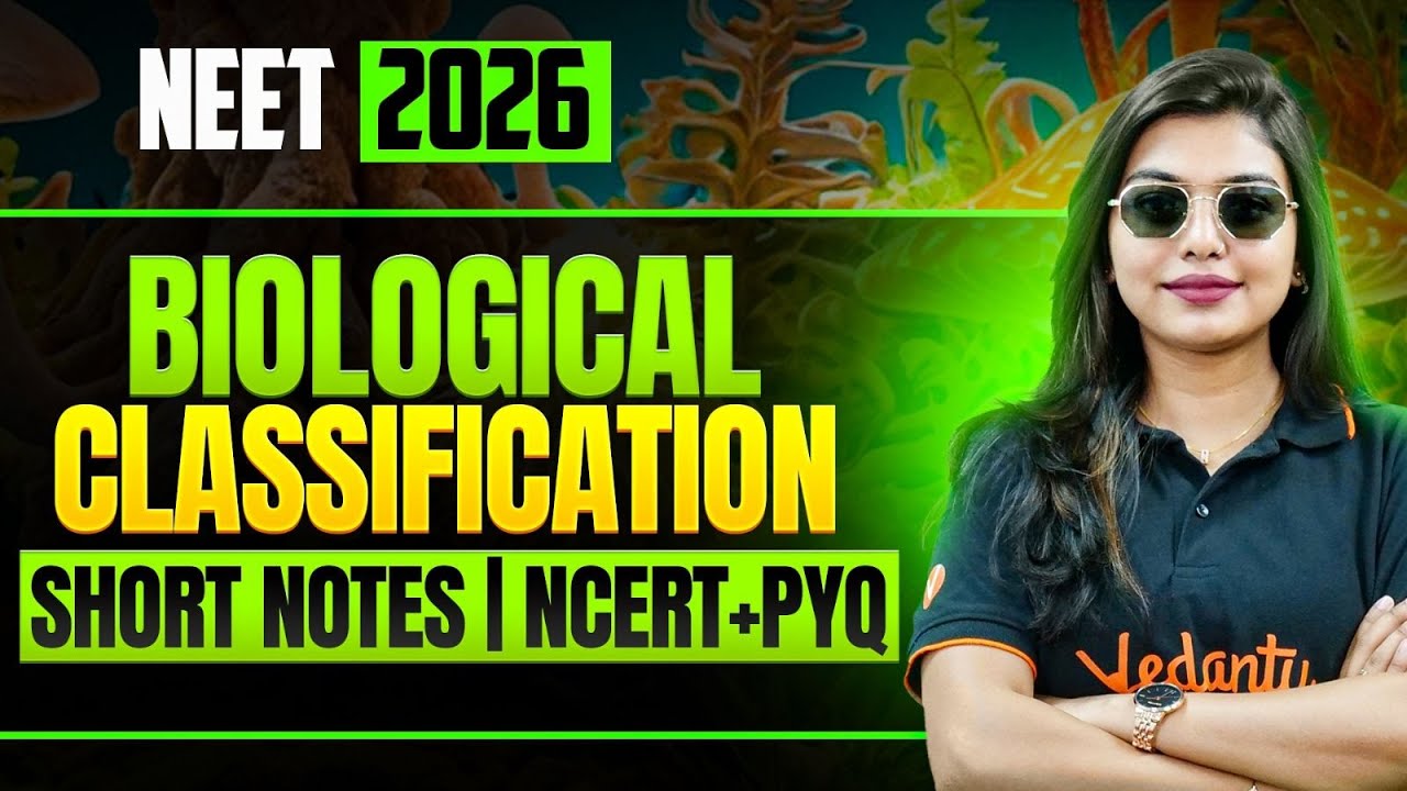 Biological Classification for NEET 2026 | NCERT + PYQ + Short Notes | Part 1 🩺 Gopika Ma'am
