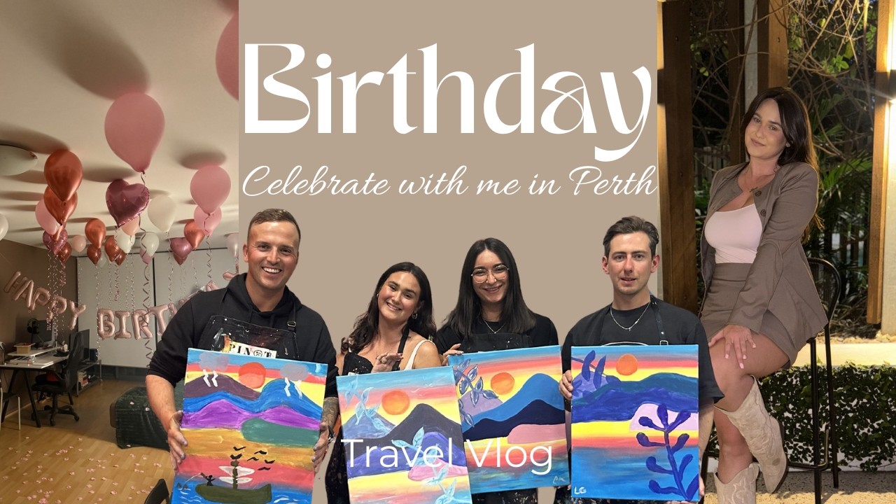 Surprised with a birthday trip ✈️ Perth vlog