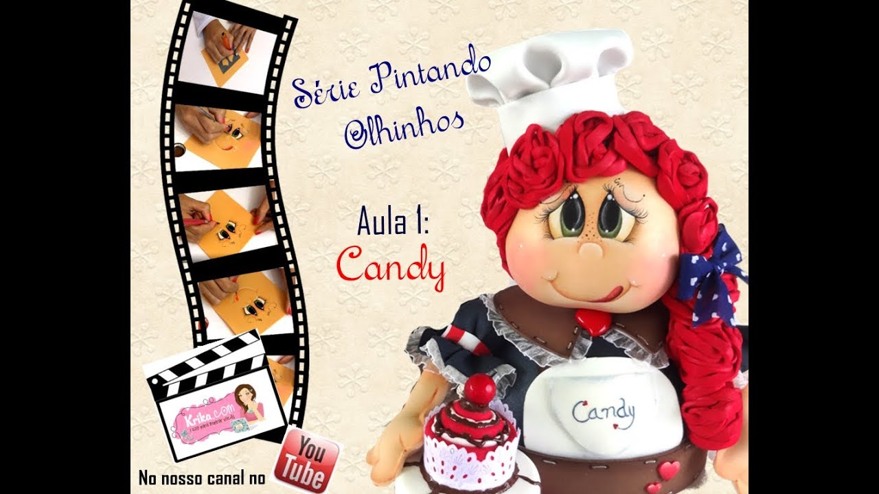 Krika.com - Série Pintando Olhinhos - Aula 1 Candy