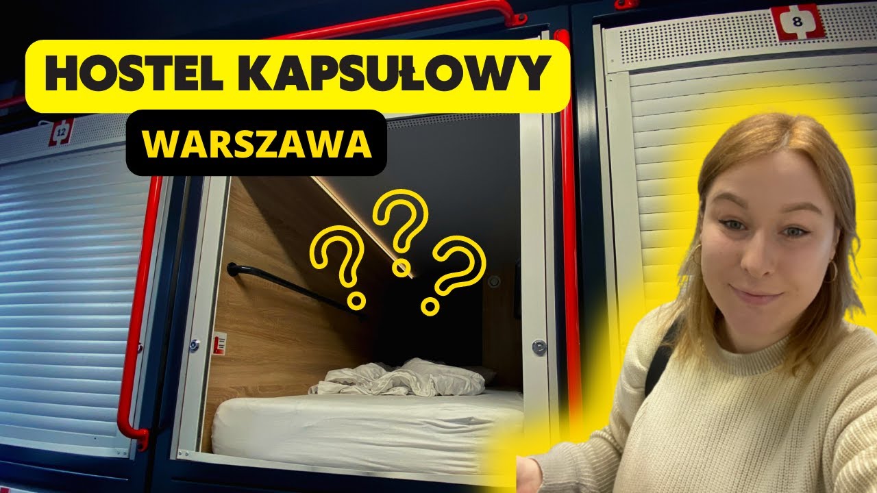 Hostel KAPSUŁOWY w WARSZAWIE - najmniejszy pokój hostelowy w Polsce!