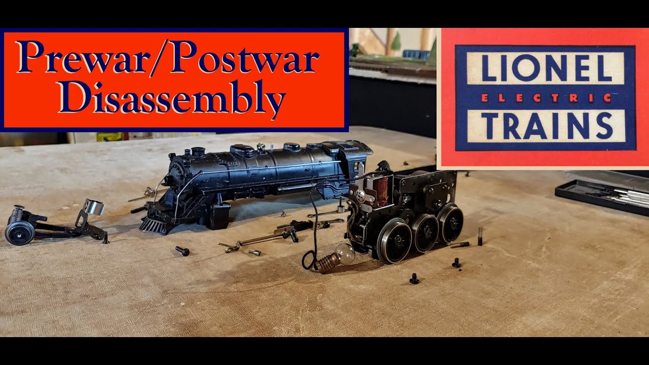Lionel Prewar/Postwar Train Disassembly