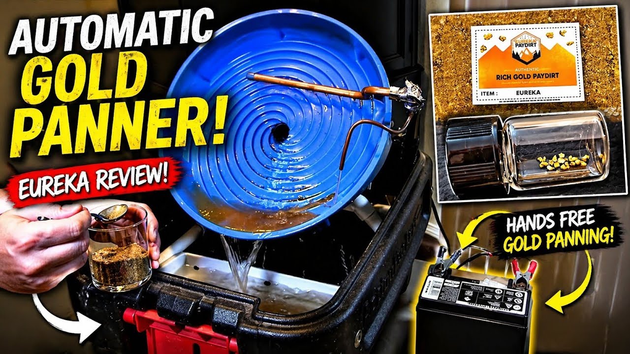Automatic Gold Panning Machine | EUREKA Gold Pay Dirt Review | Freedom Outdoors