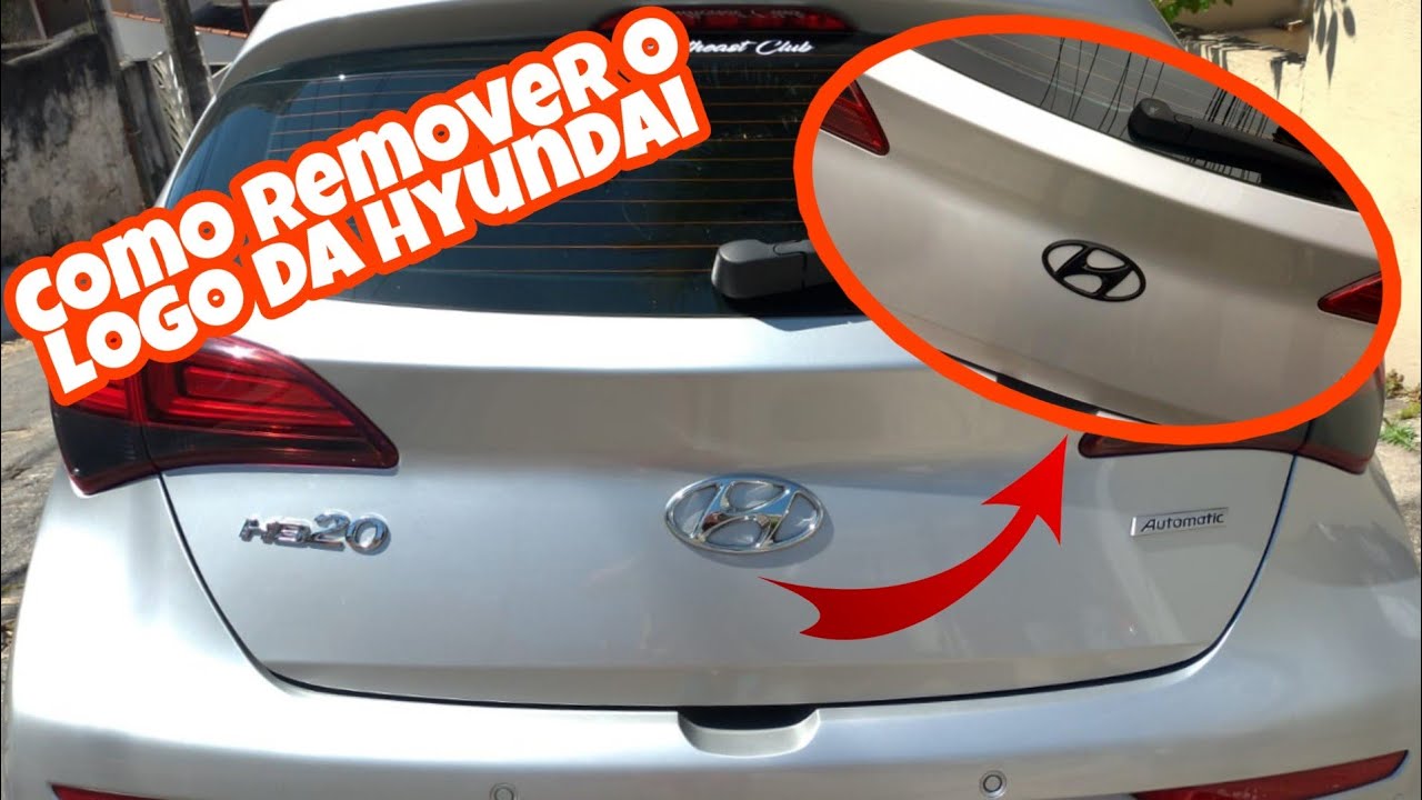 COMO REMOVER O LOGO DA HYUNDAI