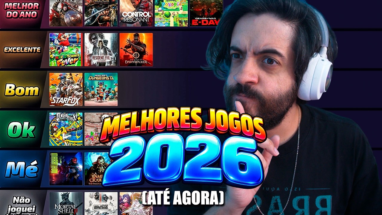 MELHORES JOGOS de 2026 (at&eacute; agora)