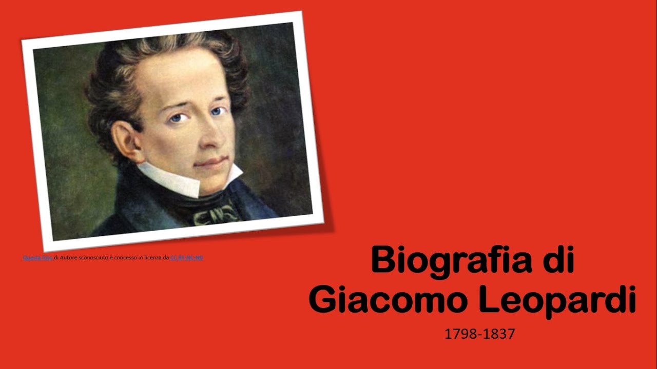 Biografia di Leopardi