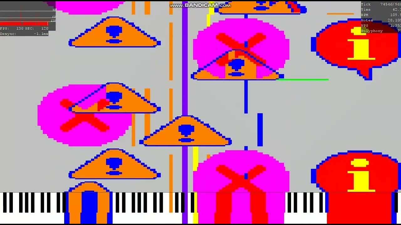 (! top video !) [black midi] music using only sounds from windows 98 and xp! ump run