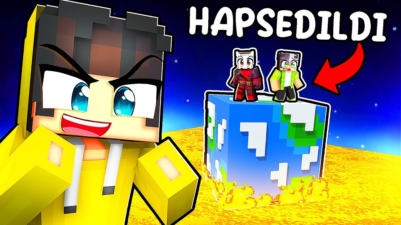 Arkadaşlarımı UZAYA Gönderip TROLLEDİM! 🌙🚀 | Minecraft