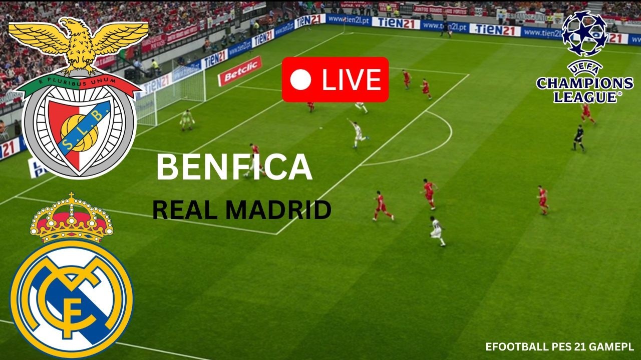 🔴 LIVE: Real Madrid vs Benfica | UEFA Champions League 2026 | eFootball PES 2021 Full Match