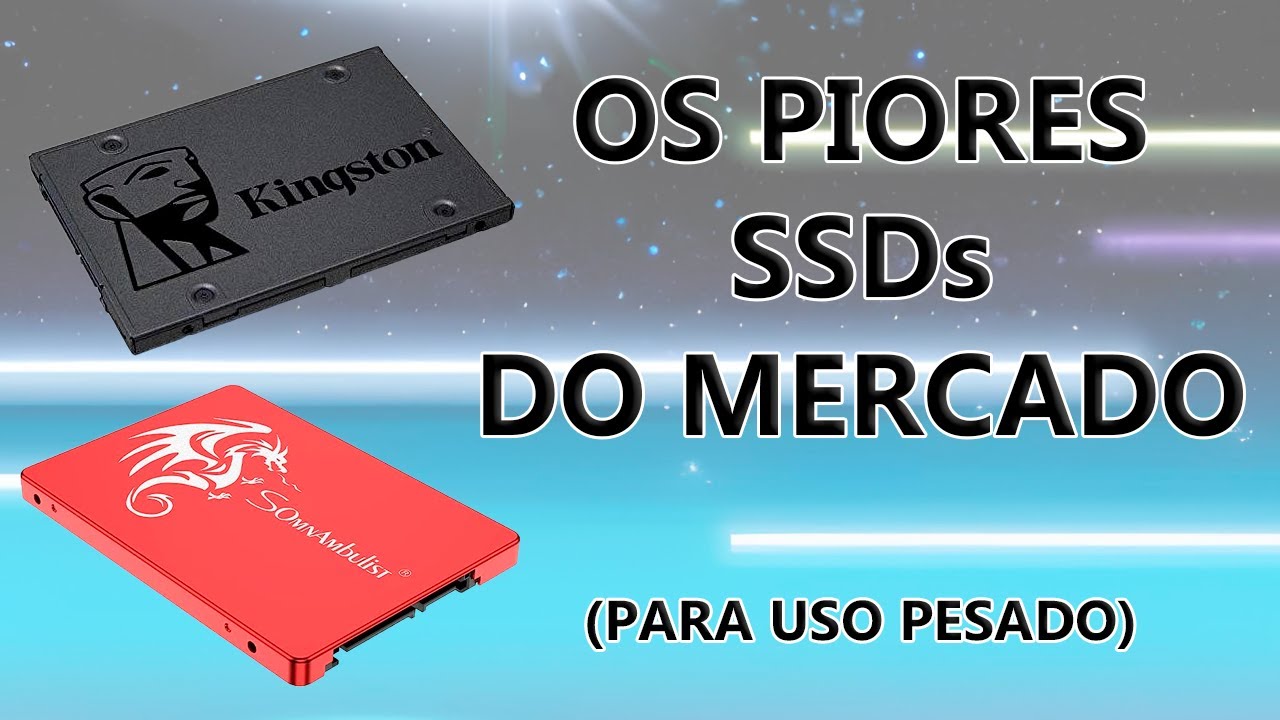 OS 5 PIORES SSDs (para trabalhos pesados) DO MERCADO!