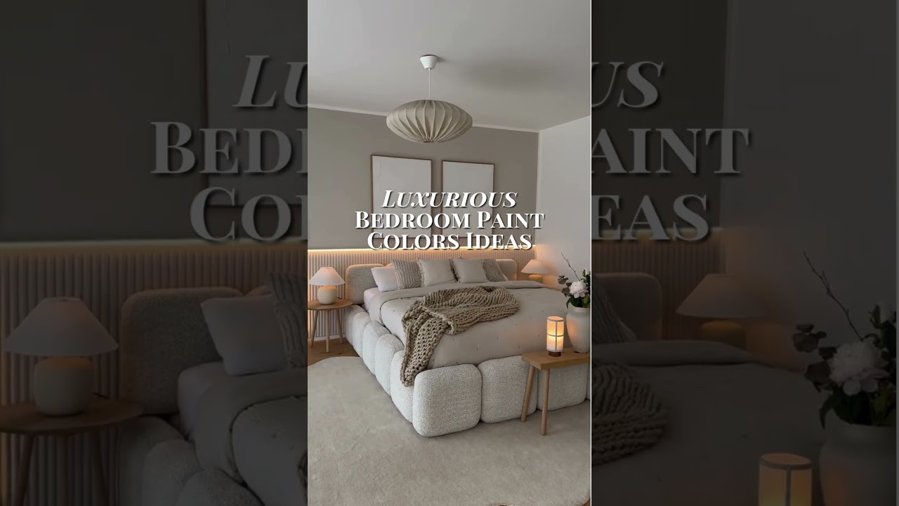 Luxurious Bedroom Wall Paint Color Ideas ✨🎨 #bedroom #paint #interiordesign