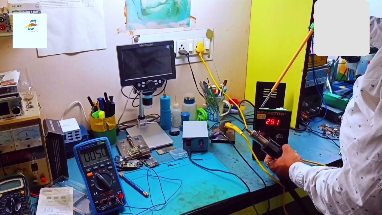 Quick 857DW+heat calibration process,how to calibrate smd blower Quick 857DW+
