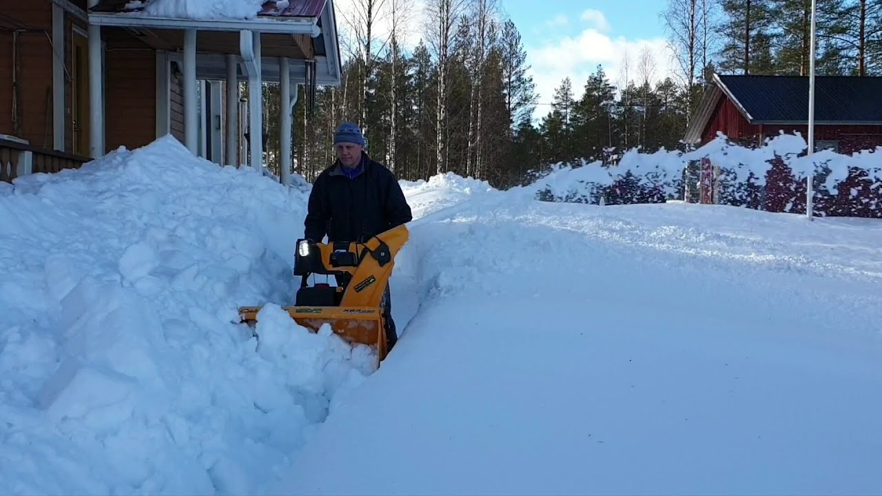 Cub Cadet xs3 testing -katolta pudonnutta suvilunta