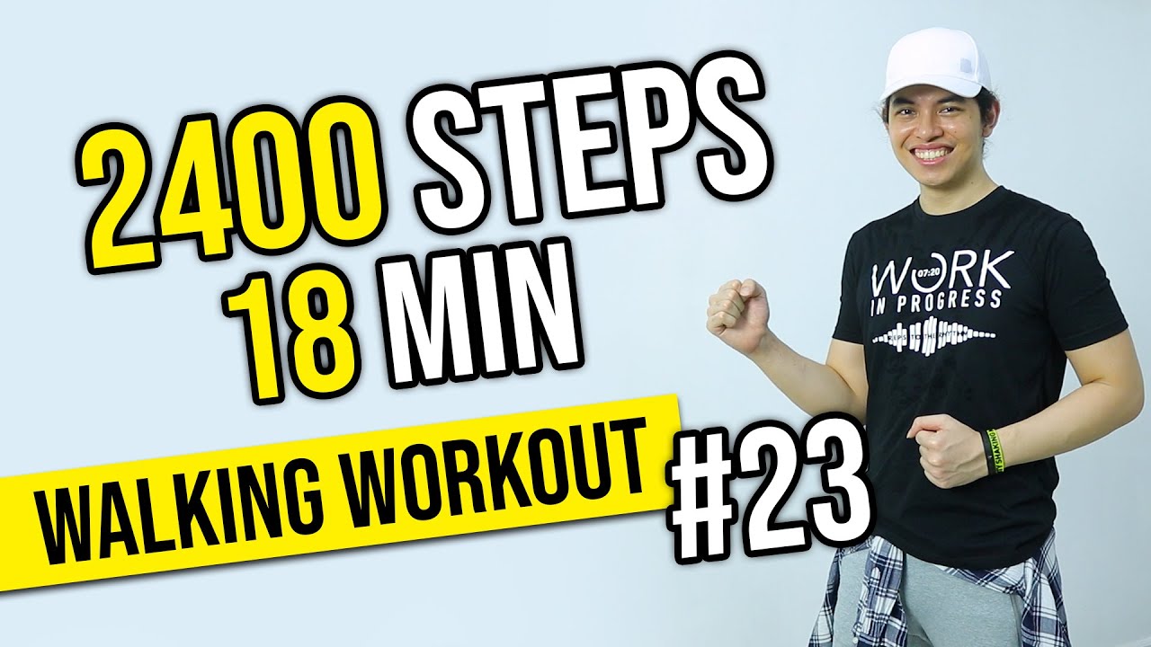 1 Mile FAST WALK • FUN CARDIO • 2400 Steps in 18 Min • Walking Workout #23 • Keoni Tamayo