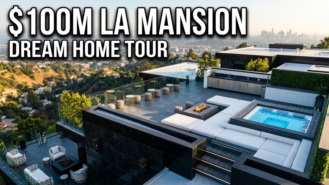 Touring the Most LUXURIOUS $100 Million Mansion in LA