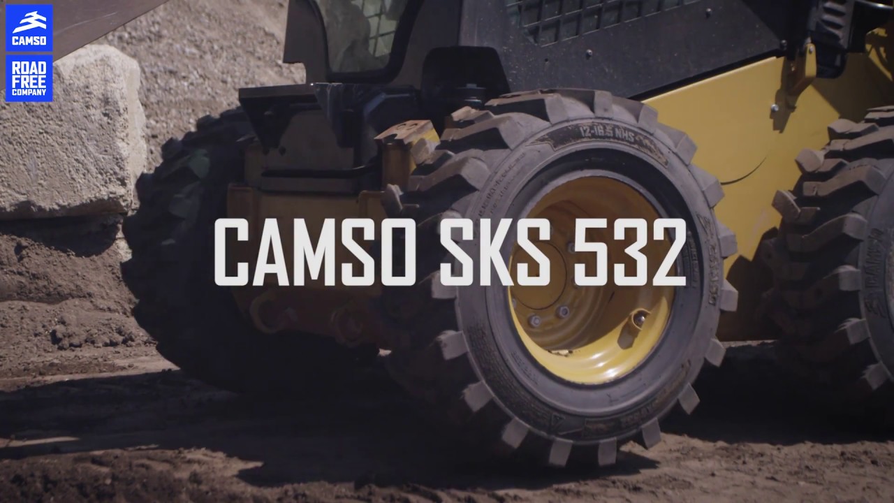 Contractor finds the right skid steer tire for its need with Camso SKS 532