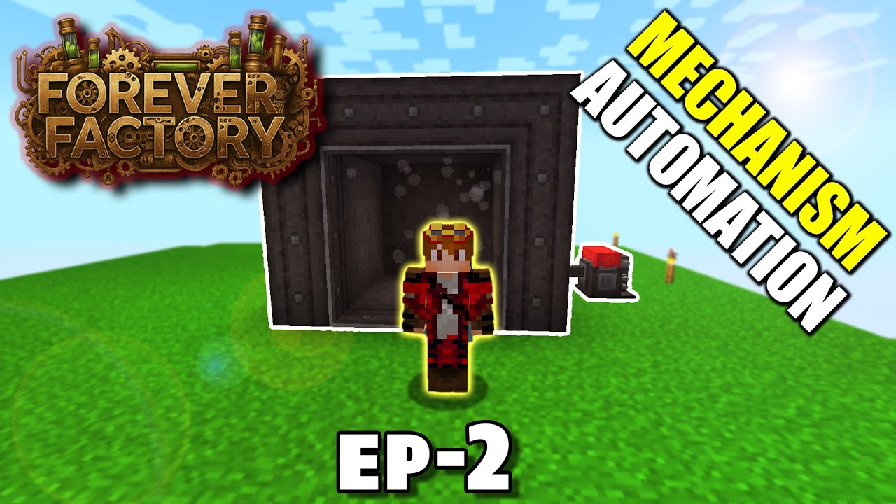 PNEUMETICCRAFT VE MECHANISM OTOMASYONU  | FOREVER FACTORY | Modlu Survival | Bölüm 2