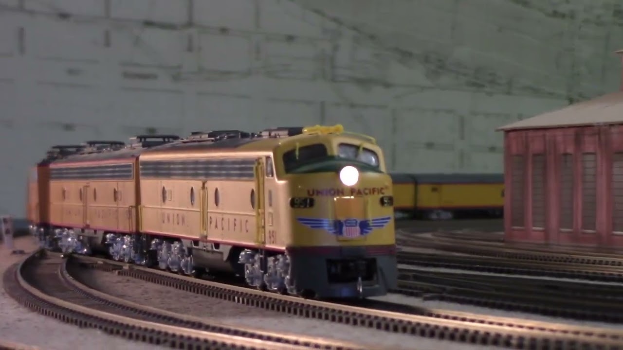 Sunset On The Union Pacific Passenger Trains