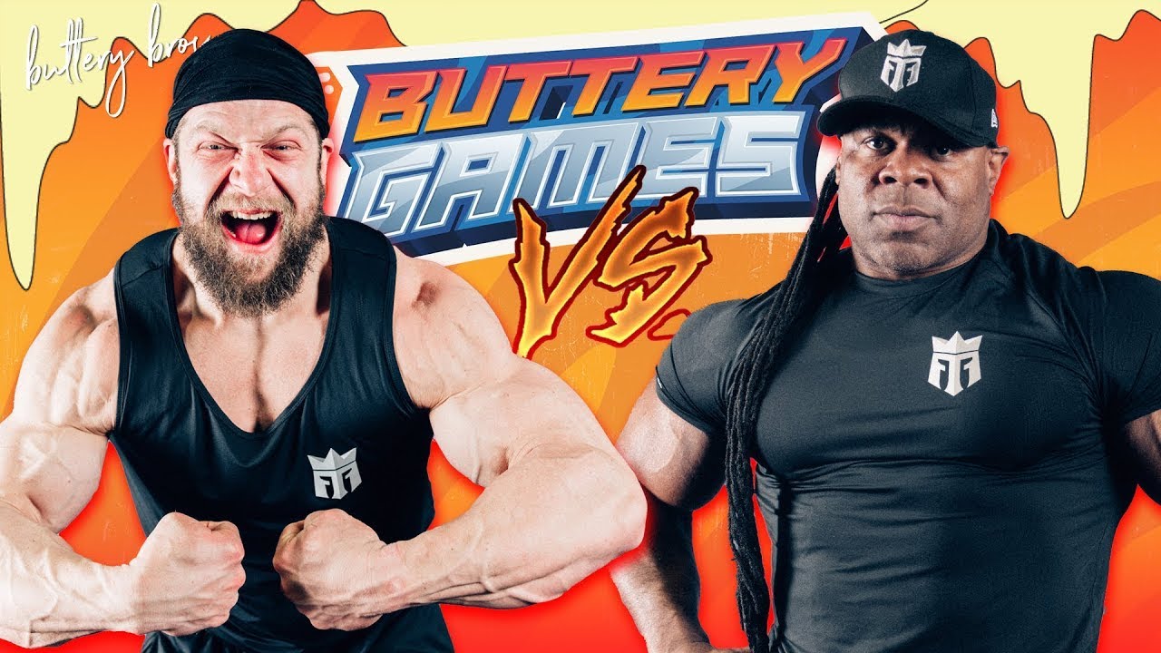 BUTTERY GAMES EP 2 — Гиганты пробуют ниндзя, обручи и иглы