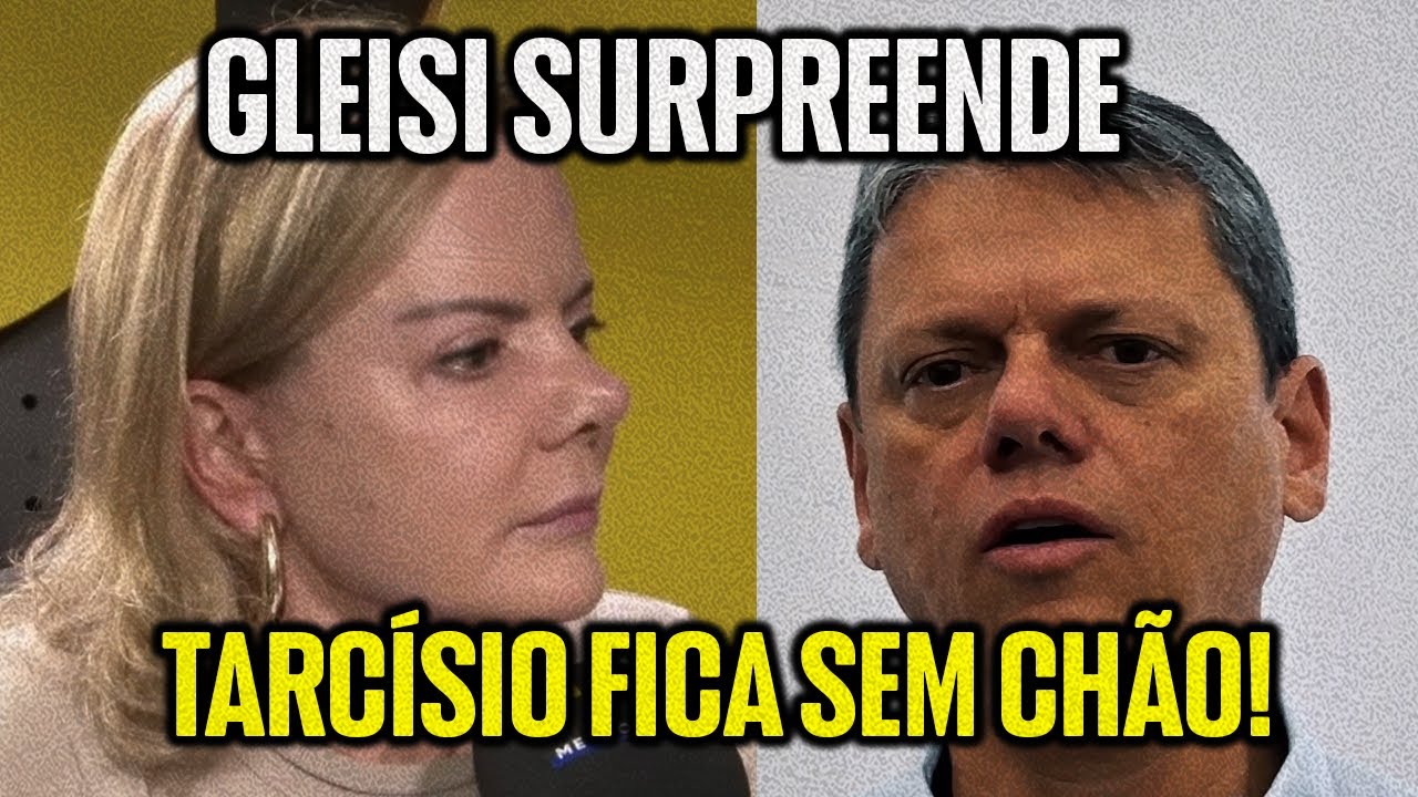GLEISI NÃO SE SEGURA: DISPARA CONTRA O CENTRÃO E TARCÍSIO É DESMASCARADO EM ENTREVISTA BOMBÁSTICA!