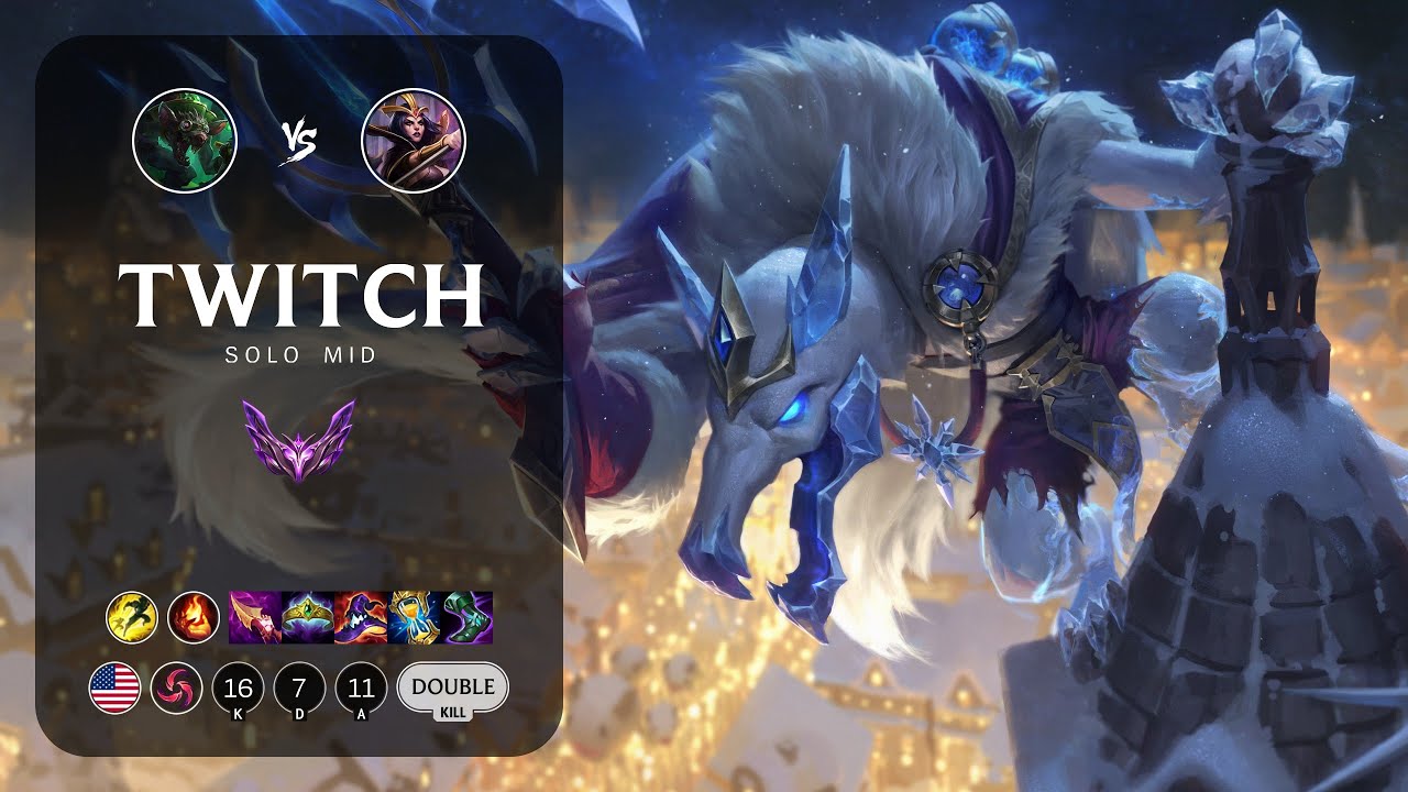 Twitch Mid vs LeBlanc - NA Master Patch 13.20
