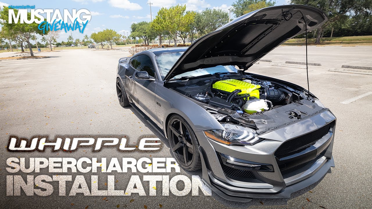 Our Giveaway Car GETS BOOSTED! - Whipple Supercharger Install