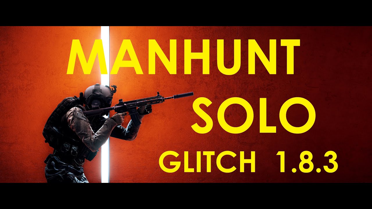 Glitch solo manhunt in an empty DZ without players Division™