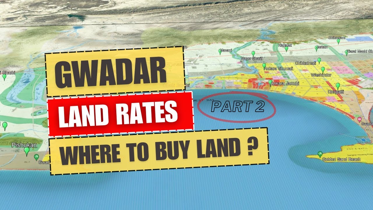 Gwadar Land Rates and Investment Guide, Part 2 - Gwadar Downtown, Beach Front Lands