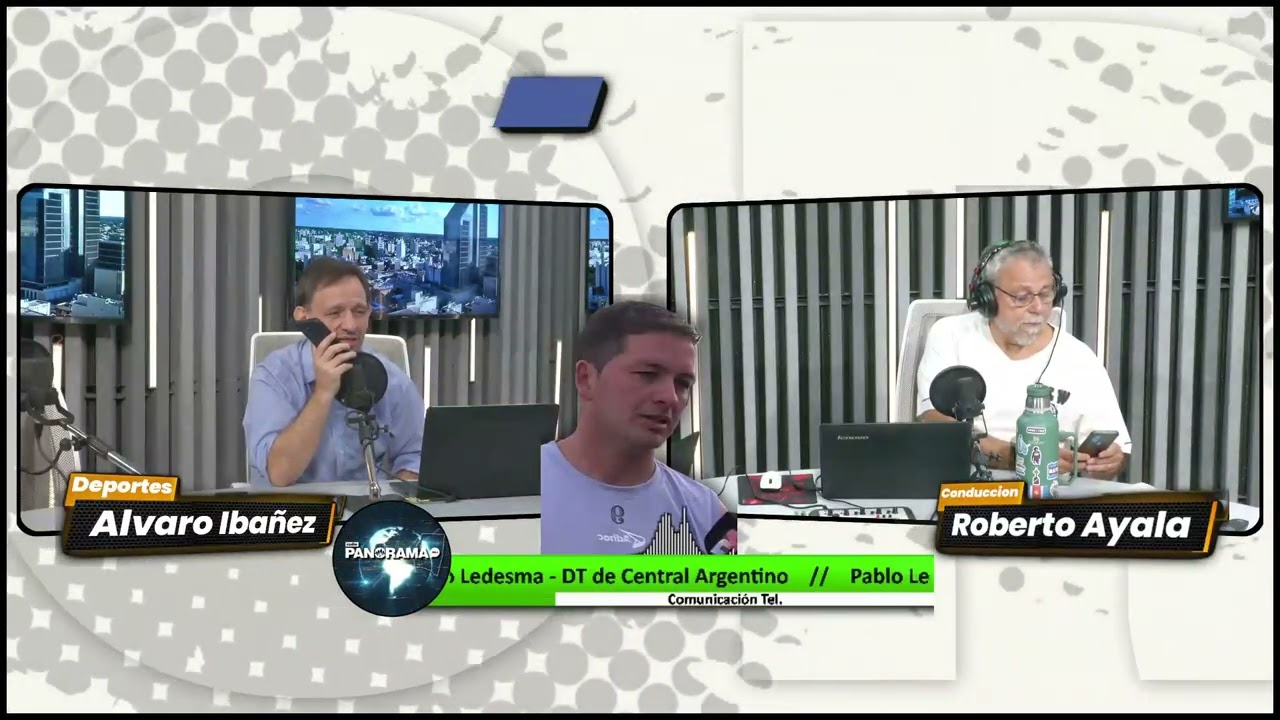 Entrevista a Pablo Ledesma (DT de Central Argentino) y la información del fútbol con Álvaro Ibañez