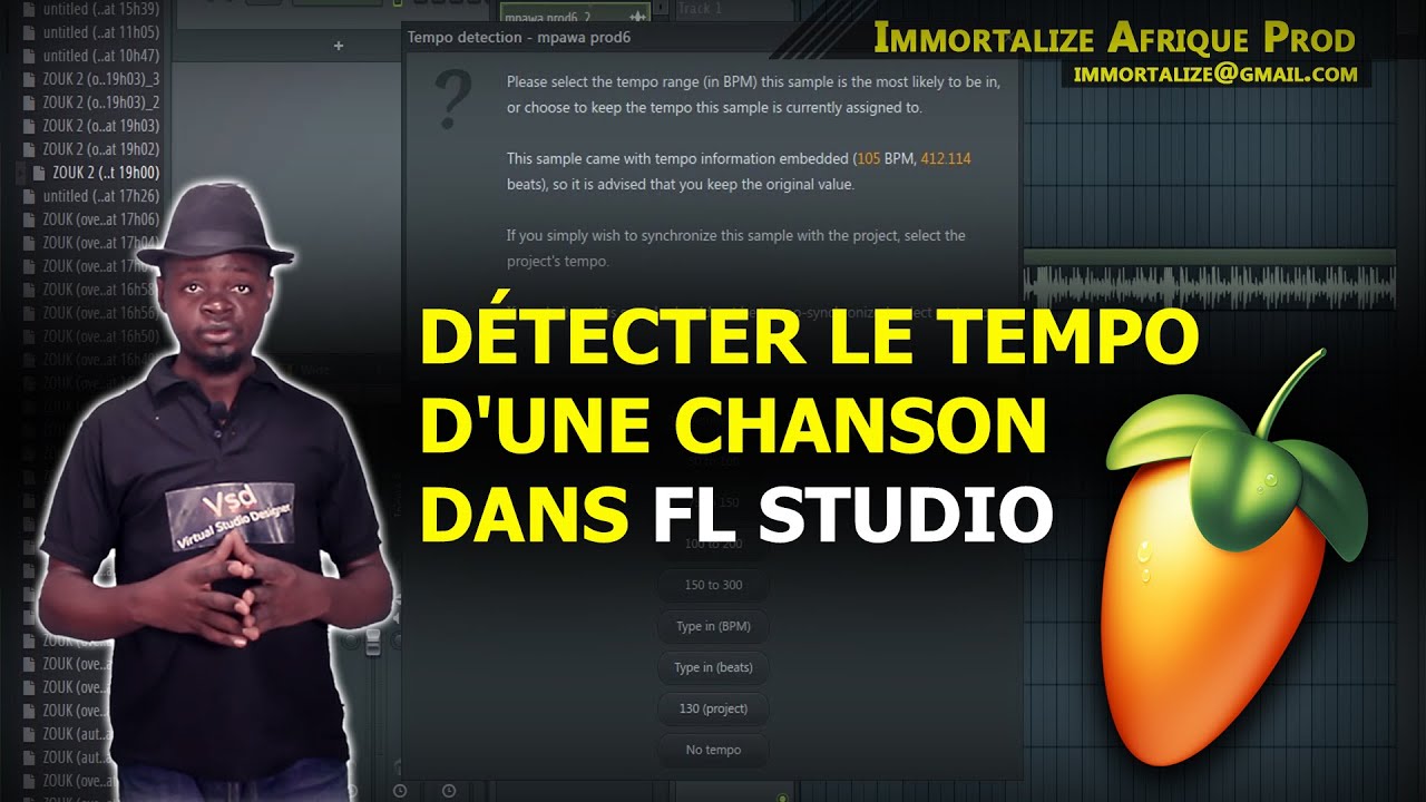 Comment d&eacute;tecter le tempo d'une chanson dans fl studio ? tutoriel fl studio 2022