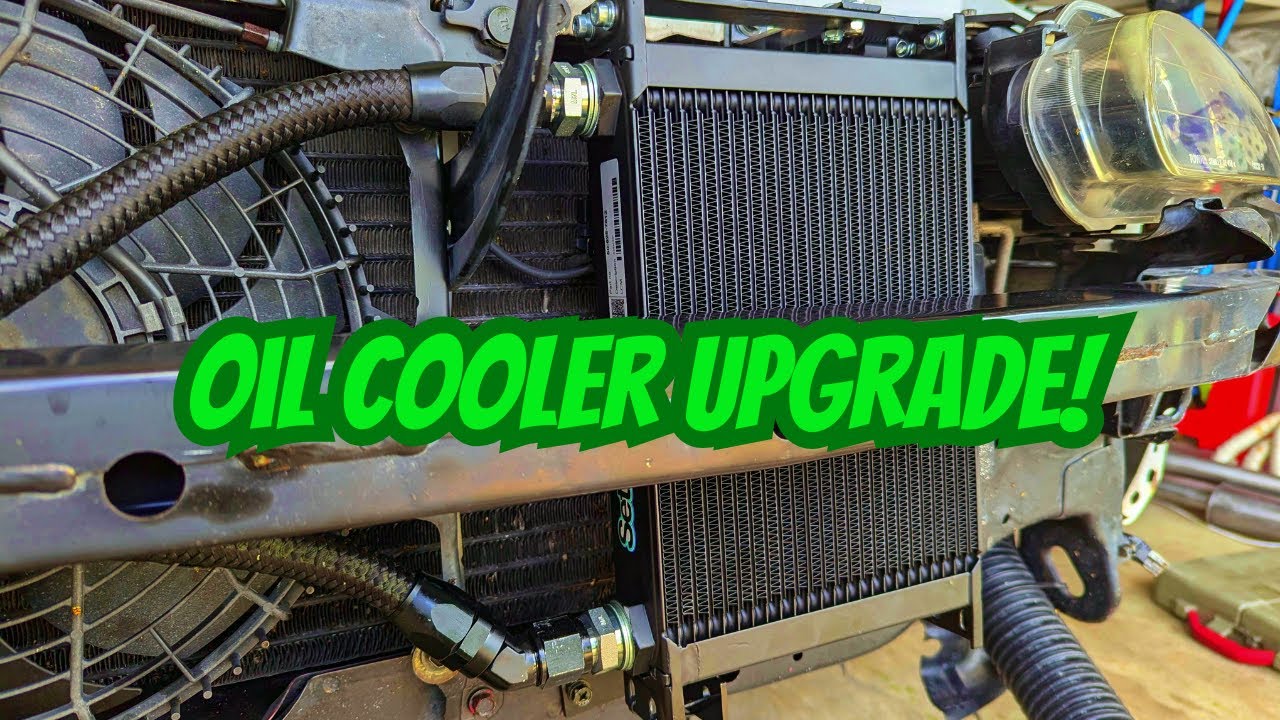 Upgrade oil cooler on the Levin BZR AE111