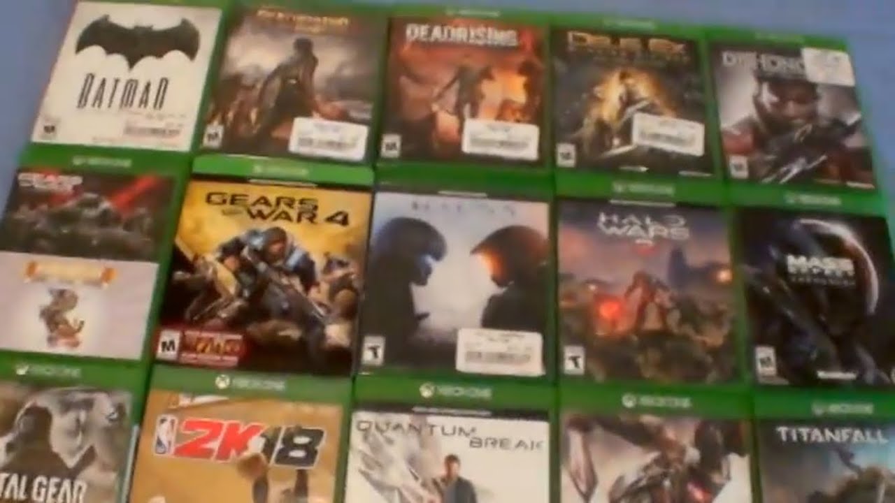 Xbox One Video Game Collection 2018