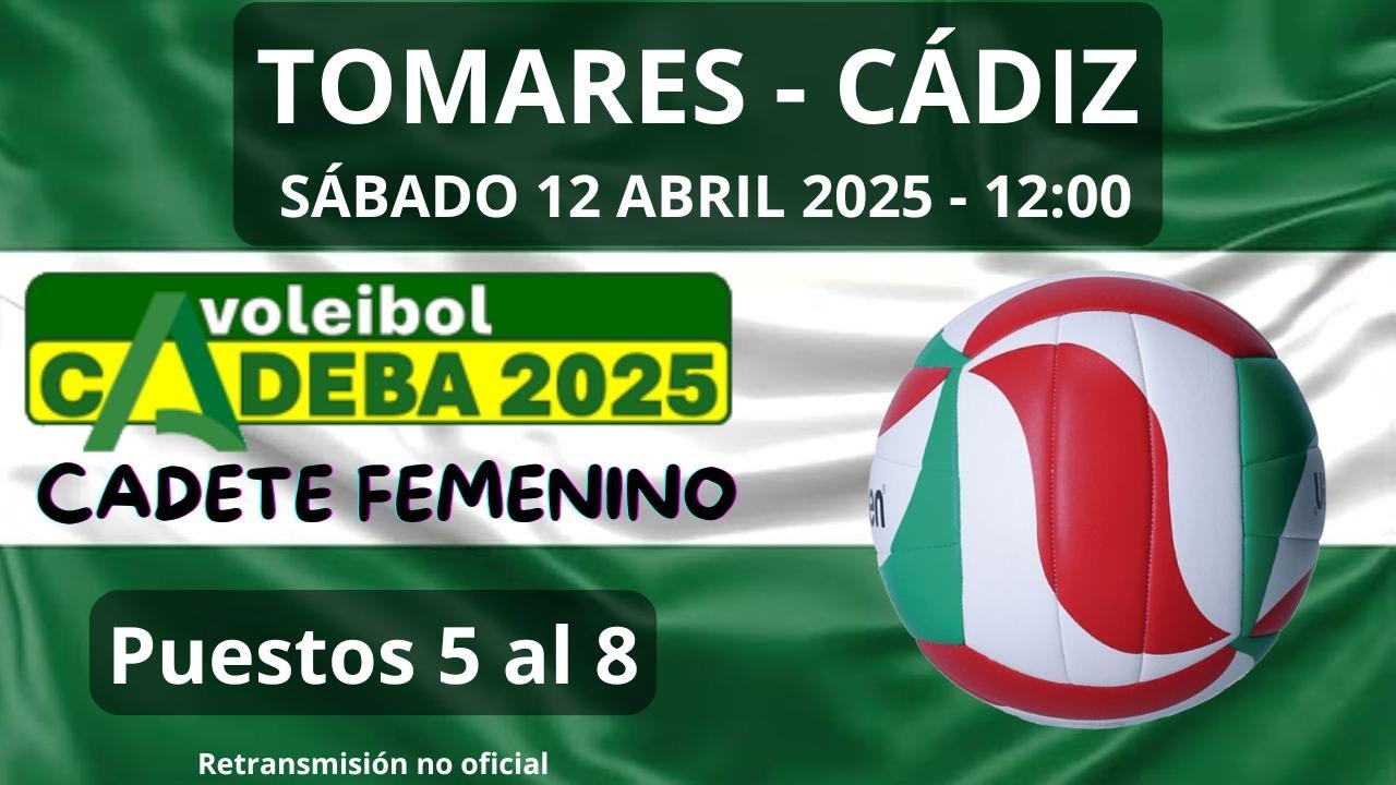 TOMARES 3-1 CÁDIZ (CADEBA CADETE FEMENINO Voley)