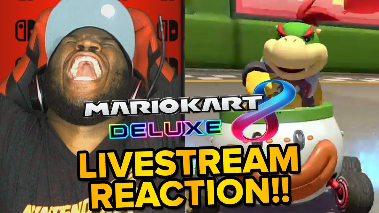 Mario Kart 8 Deluxe - LIVE REACTION & Gameplay Trailer!
