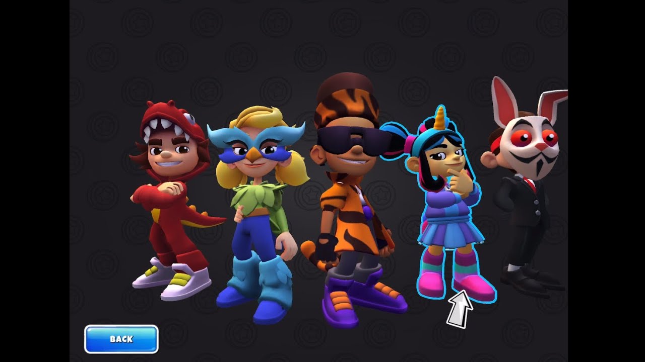 Subway surfers tag unlocking  all the outfits