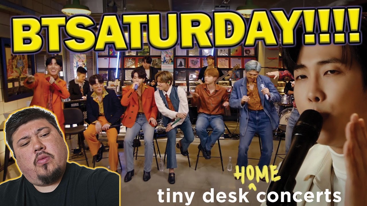BTSaturday: BTS & RM Tiny Desk Reaction | The Live Band Was Amazing