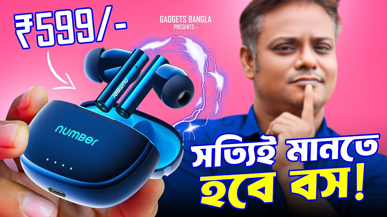 Best Budget Earbuds under 500 🔥 Number Navo X1 buds review bangla 👍