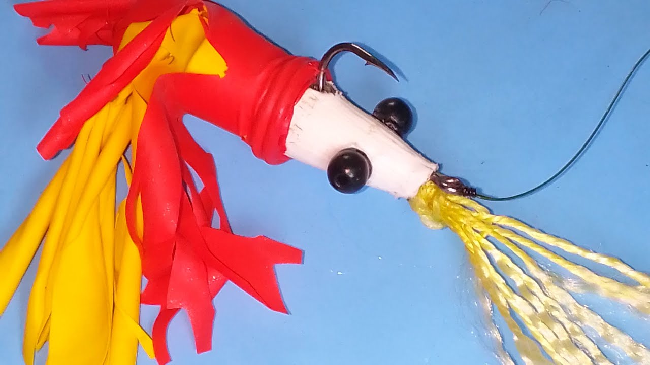 (Innovative skills) Easy Makes fishing equipment. Handmade fishing lure. 