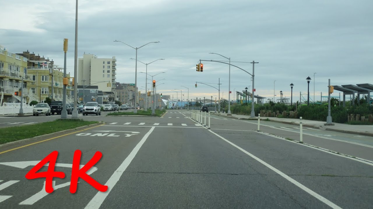 ⁴ᴷ Shore Front Parkway (Rockaways) eastbound [4K VIDEO]