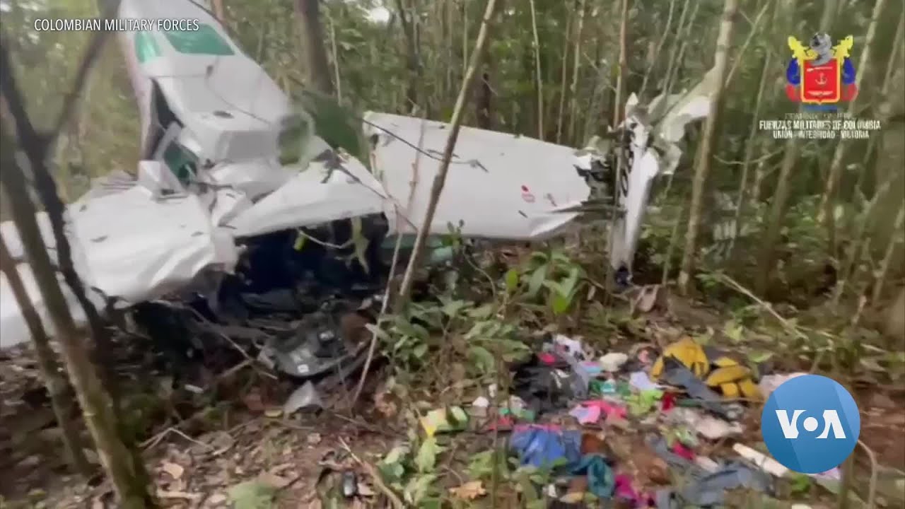 Video Shows Moment 4 Colombian Children Found After 40 Days in Jungle | VOANews