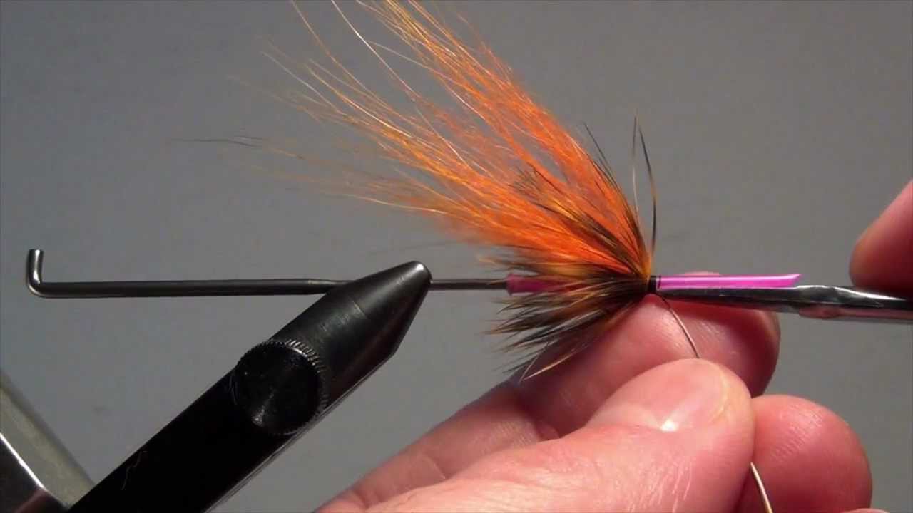 Fly tying - techniques for hair materials (wings)