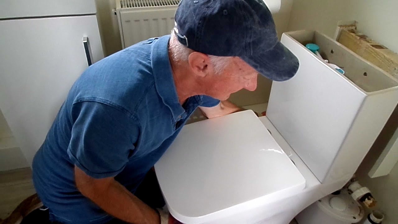 How to remove a pan and cistern to clear a block. Macerator or inside soil pipe.