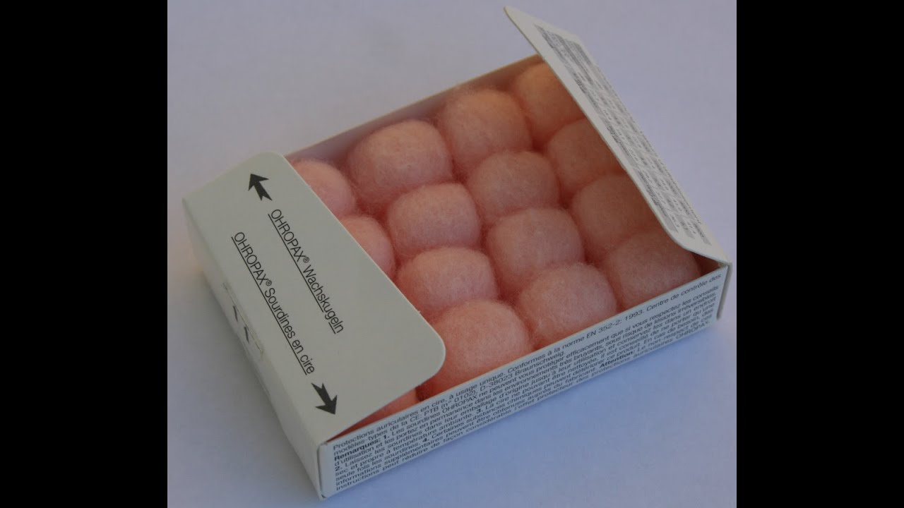 Восковые беруши OHROPAX Classic. Как использовать ?