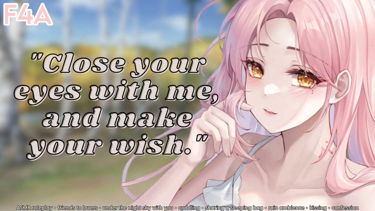 Your Shy Crush Confesses During Camping Trip [ASMR Roleplay] [F4A] [confession] [rain ambience]