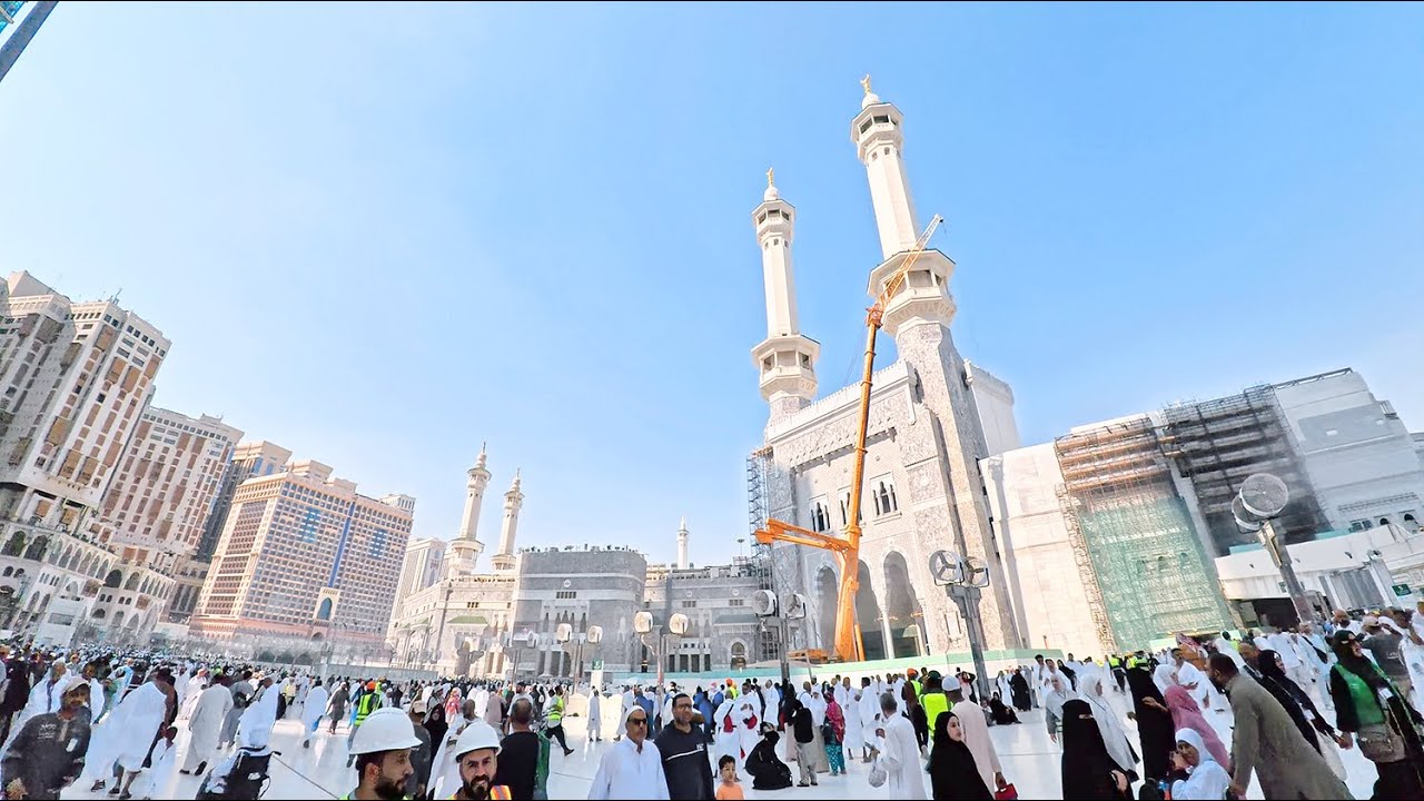 Makkah Masjid Al Haram Walking Tour from Ajyad bridge to Makkah Towers