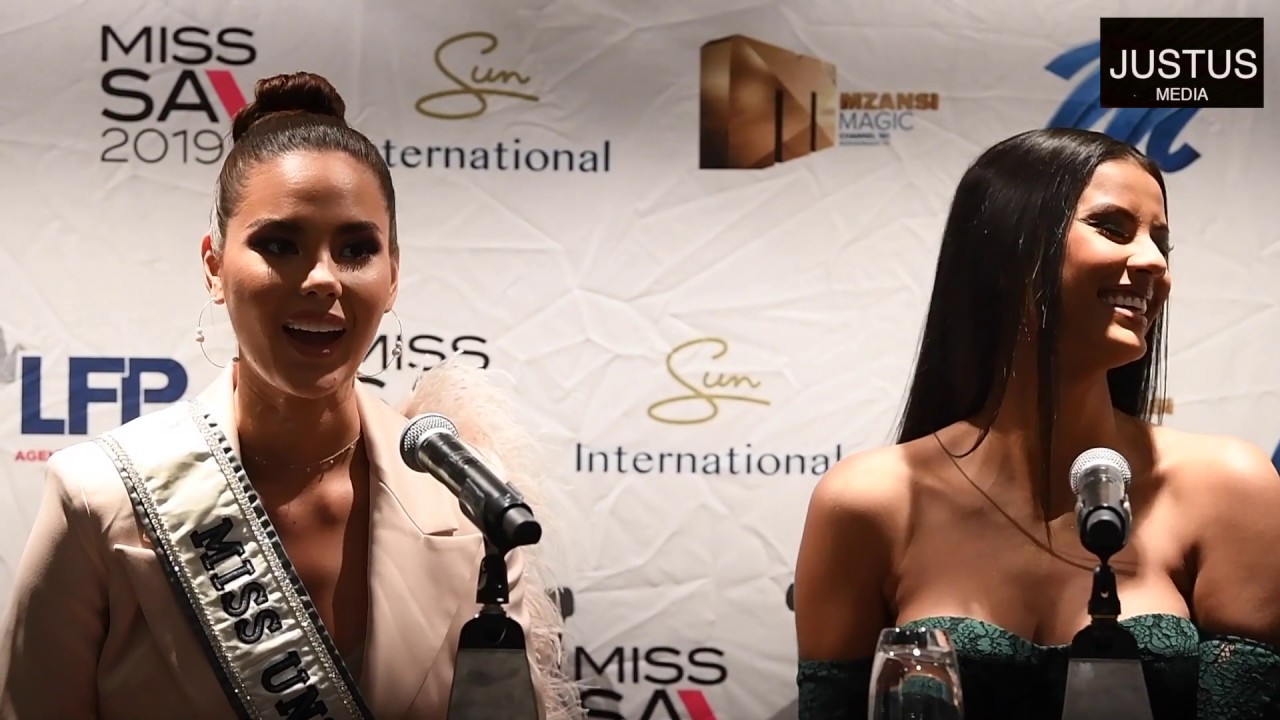 Tamaryn Green, Catriona Gray and  Demi-Legh Nel-Peters #justusmedia